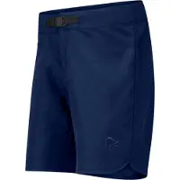 Norrøna - Vandretøj - Femund Silent Grid Shorts M Navy Blazer til Unisex - Størrelse XL - Flåde