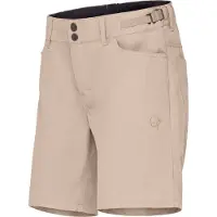 Norrøna - Vandretøj dame - Femund Cotton Shorts W Pure Cashmere til UnisexNylon - Størrelse S - Beige