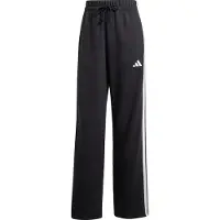 Adidas Essentials 3 Stripes Open Hem French Terry Joggers