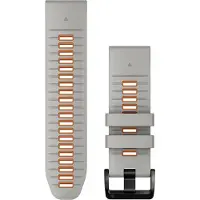 Garmin - Sportsure - Bracelet QuickFit 26mm Silicone Gris / Orange til UnisexSilikone - Grå,Orange