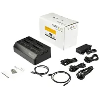 StarTech.com 4 Bay SATA 2.5 / 3.5in SSD / HDD Dock - USB 3.1 USB-C / USB-A - storage enclosure - SATA 6Gb/s - USB 3.1 (Gen 2)