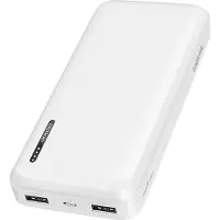 Logilink PA0323W, 20000 mAh, 12 W, Hvid