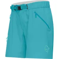 Norrøna - Vandretøj dame - Falketind Flex1 Light Shorts W Brittany Blue til UnisexNylon - Størrelse M - Blå