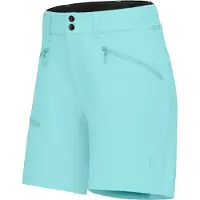 Norrøna - Vandretøj dame - Falketind Flex1 Shorts W Aqua Haze til UnisexNylon - Størrelse M - Blå