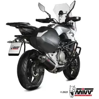 MIVV Oval Lyddæmper S/O 2-1 BL - 650MT 21-