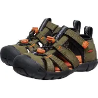 Keen Sandaler - Seacamp II CNX C - Dark Olive/Gold Flame - - 29 - Sandal