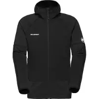 Mammut - Klatretøj - Massone ML Hooded Jacket Men Black til UnisexUld - Størrelse S - Sort