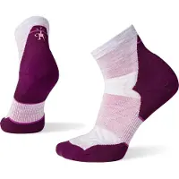 Smartwool - Trail running tøj dame - W Run Targeted Cushion Ankle Socks Purple Eclipse til UnisexUld - Størrelse 34-37 - Lilla