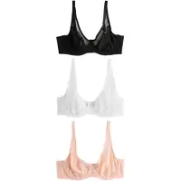 Next BH pastelorange / sort / hvid