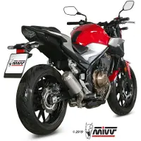 MIVV Mk3 Honda Cb 500 F 2019-24 H.075.sm3x Ikke-homologeret Slip-on Lyddæmper
