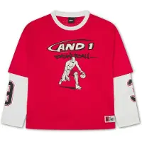 AND1 Bluser & t-shirts rød / sort / hvid