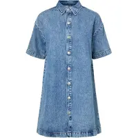 Pieces Blusekjole 'PCSky' blue denim
