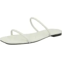 Calvin Klein Pantoletter naturhvid