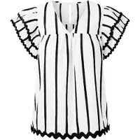 Imily Bela Bluse sort / hvid