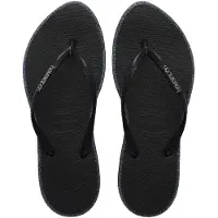 Havaianas - Sandaler og klipklapper dame - Slim Point Glitter Black/Black til UnisexUld - Størrelse 39 - 40 - Sort