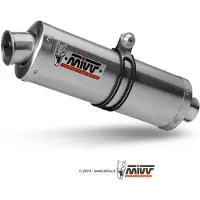MIVV Oval Suzuki Gsf 650 Bandit 2007-15/gsx 650 F 2008-15 S.030.lx2 Homologeret Slip On Lyddæmper