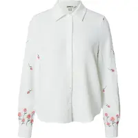 ONLY Bluse 'ONLKRISS' mørkegrøn / laks / offwhite