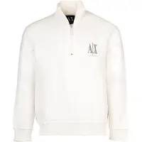 Armani Exchange A|X Armani Exchangetil mænd. XM000370AF10818U0009 Casual hvid sweatshirt (L), Bomuld, Lange ærmer