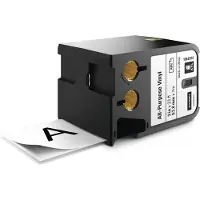 Dymo XTL - Vinyl - sort på hvid - Rulle (5,4 cm x 7,5 m) 1 rulle(r) etiketter - for XTL 500