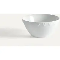 Fyrklövern Mickey Mouse Iconic skål 14 cm, Klassisk hvid