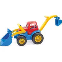 Dantoy Classic traktor med grab-rendegraver L:31 cm