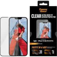 PanzerGlass Screen Protector iPhone 17e | 16e | 14 | 13 | 13 Pro | Ultra-Wide Fit w. FASTFIT IN-A-BOX