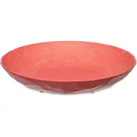 Koziol Club, Middagstallerken, Rund, Rød, 22 cm, 35 mm, 4 stk