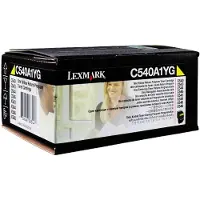 Lexmark Tonerkassette gul 1.000 sider return C540A1YG Modsvarer: N/A
