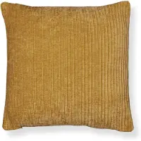 Borg Living Pyntepude 45x45 cm - Orange sofapude med fløjls look - Blød pude til sofaen -