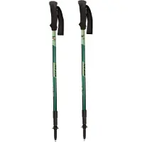 Fizan - Vandrestave / trekkingstave - Trek Pro Dark Green til UnisexAluminium - Grøn