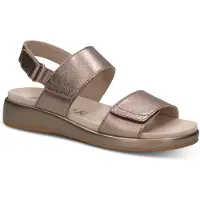 Caprice Sandal, brown, made of Leather without heel, Size 37