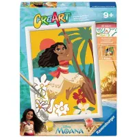 Ravensburger CreArt Malesæt - Paint By Numbers - Vaiana‘s Adve - - OneSize - Kreasæt