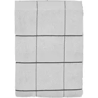 Södahl Økologisk håndklæde - 100% økologisk bomuld - Badehåndklæde 70x140 cm - Vista - Grå ternet