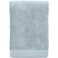 Södahl Økologisk håndklæde - 100% økologisk bomuld - Håndklæde lyseblå 50x100 cm - Organic Comfort - Linen blue