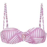 LASCANA Bikinioverdel lilla / hvid