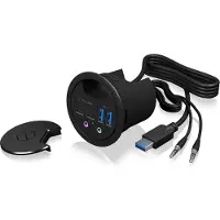 Raidsonic ICY BOX IB-HUB1403B USB hub - 4 ports - Sort