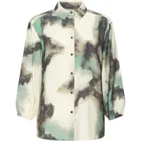 Fransa Bluse 'FRAYLA SH 1' creme / oliven / mint