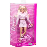 Barbie Deluxe Style Pink Denim Jacket Blonde