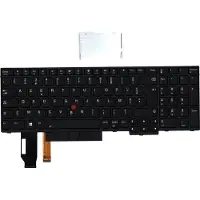 Lenovo Lite-On - Notebooks udskiftningstastatur - med ClickPad, Trackpoint - bagbelyst - AZERTY - fransk