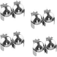 INF Rund Candle Snuffer, Automatisk Candle Snuffer 8-pak Silver