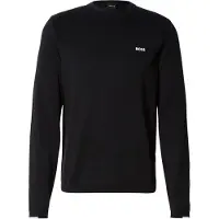 BOSS BOSStil mænd. 50556145 Ever jumper sort (S), Casual, Bomuld