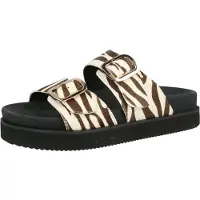 Apple Of Eden Pantoletter 'REYNA' cappuccino / hvid