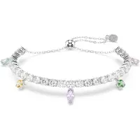 Swarovski Armbånd gul / lysegrøn / lavendel / sølv