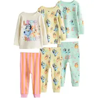 Next Nattøj 'Snuggle' gul / mint / pink / hvid