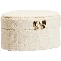 Home Styling Collection smykkeskrin med sløjfe 12 x 6,5 x 10 cm