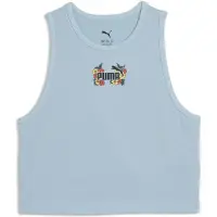 Puma MID 90s Slim Graphic Tank Youth, Kids, Seafoam, 9-10Y