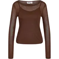Noisy May Shirts 'NMNusa' brun