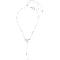 Swarovski Kæde gylden gul / grøn / lilla / sølv