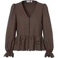 Pieces Bluse 'PCFeluca' choko