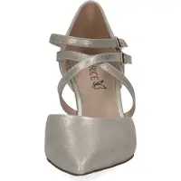 Caprice Pumps, metallic, made of Leather with Queenie, Size 37